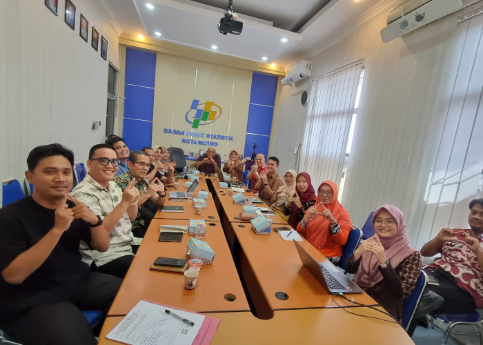 Padukan Persepsi Indikator Kemiskinan, BPS Kota Metro Kolaborasi dengan OPD