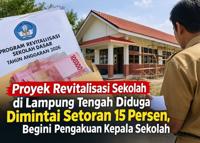 Proyek Revitalisasi Sekolah di Lamteng Diduga Dimintai Setoran 15 Persen, Begini Pengakuan Kepala Sekolah