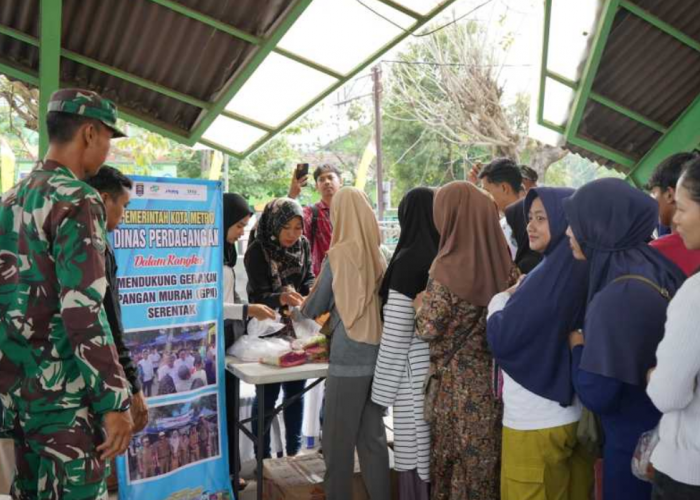 Tekan Laju Perkembangan Inflasi, Pemkot Metro Gencarkan Gerakan Pangan Murah