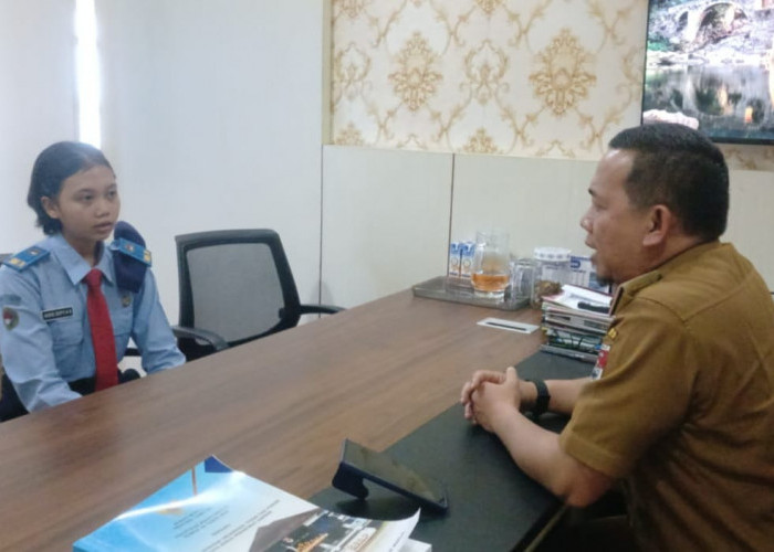 Diwawancarai Siswi Taruna Nusantara, Begini Pesan Sekda Mesuji 