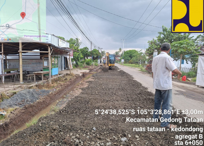Pemprov Lampung Kebut Perbaikan Jalan Jelang Mudik Lebaran