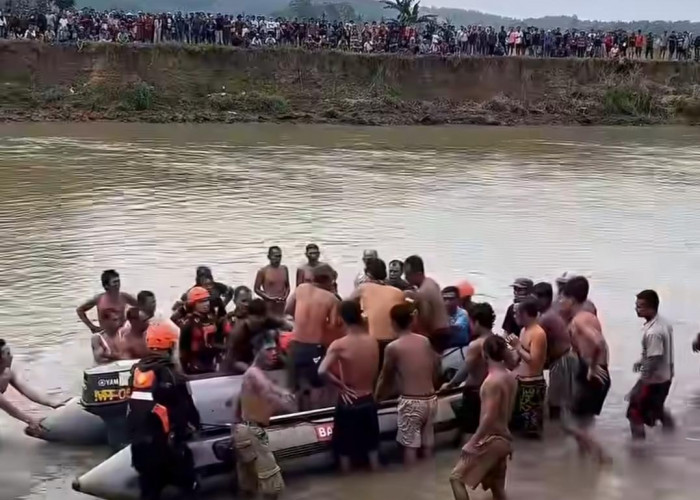 Pencarian Berakhir Duka, Dua Remaja Hanyut di Way Sekampung Ditemukan Meninggal