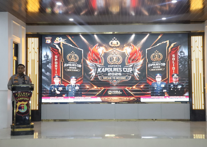Resmi Dibuka, Puluhan Tim Esport Mobile Legends Ikuti Kapolres Mesuji Cup 2026