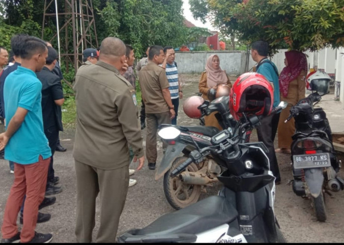 Waduh..Motor ASN Dikantor Pemkab Lampura Di Gondol Maling 