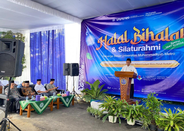 Halal Bihalal UM Metro Jadi Momentum Pererat Silaturahmi dan Kebersamaan