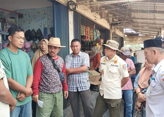 Tiga Pedagang Pasar Panggung Jaya Ditertibkan Pemkab Mesuji