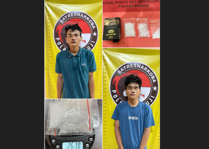 Bawa Sabu Puluhan Gram, Dua Sopir Diciduk Sat Res Narkoba Polres Mesuji
