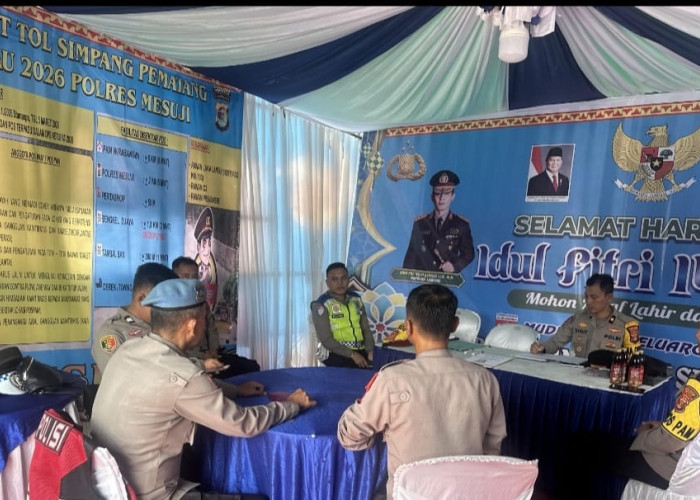 Wakapolres Mesuji Tinjau Pos PAM dan Pos Yan, Tekankan Keamanan dan Pelayanan Prima