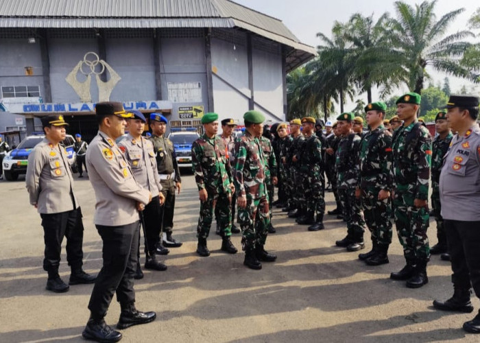 Polres Lampura All Out Amankan Kunker Presiden Jokowi di Lampung Utara