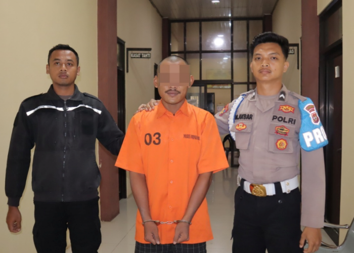 Apes! Curi Ponsel Saat Teman Tertidur, Warga Pekok Podomoro Diringkus Polres Pringsewu