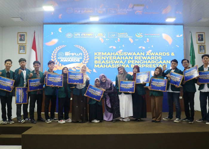 Universitas Muhammadiyah Metro Berikan Rewards Potongan UKT dan Uang Tunai kepada Mahasiswa Berprestasi