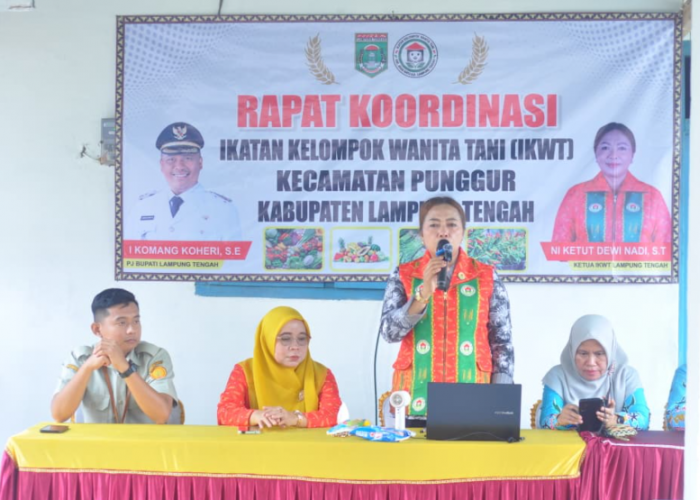 Ketum IKWT Lamteng Pimpin Rakor Proker di Sidomulyo 