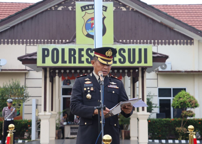 Wakapolres Mesuji Pimpin Upacara Hari Kebangkitan Nasional