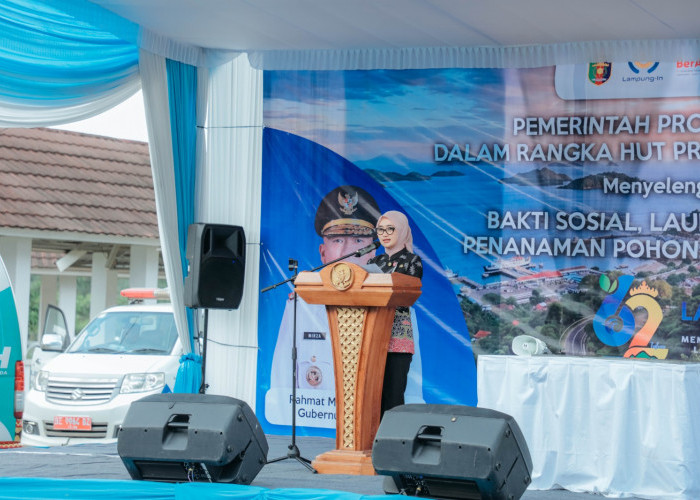 HUT Lampung ke-62, Wagub Jihan Nurlela Resmikan Layanan Kesehatan Baru di RSUD Bandar Negara Husada 