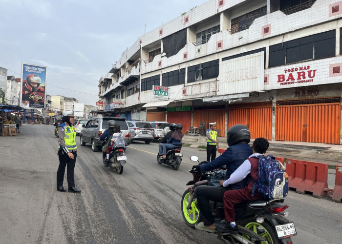Aktivitas Warga Pringsewu Kembali Bergeliat Usai Libur Nataru