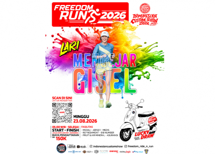 Indonesian Custom Show 2026 Hadirkan Freedom Run 5K, Gisel dan Geng Turut Meramaikan
