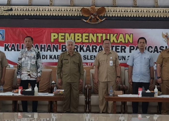 Resmi Dikukuhkan, Kalurahan Condongcatur Perkuat Komitmen Menjadi Kalurahan Berkarakter Pancasila
