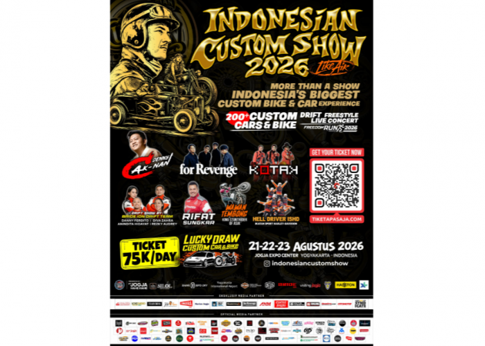Indonesian Custom Show 2026 Digelar di Yogyakarta, Hadirkan Denny Caknan hingga for Revenge
