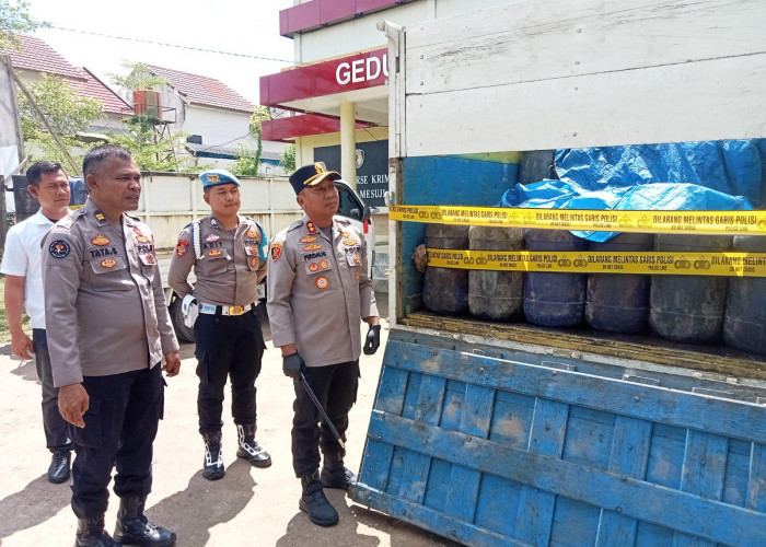 Penimbunan BBM Bersubsidi, Polres Mesuji Amankan 4,2 Ton Solar