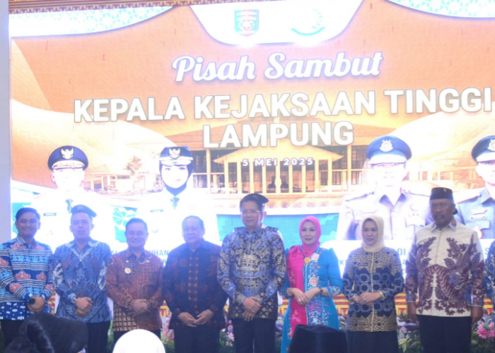 Wakil Bupati I Komang Koheri Hadiri Pisah Sambut Kajati Lampung