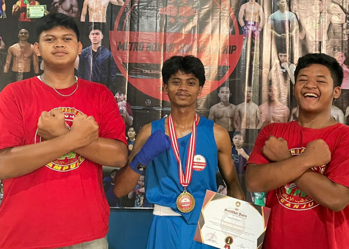 Tampil Impresif, G.P.N Fighter Lampung Dominasi Podium Metro Boxing Championship 2026