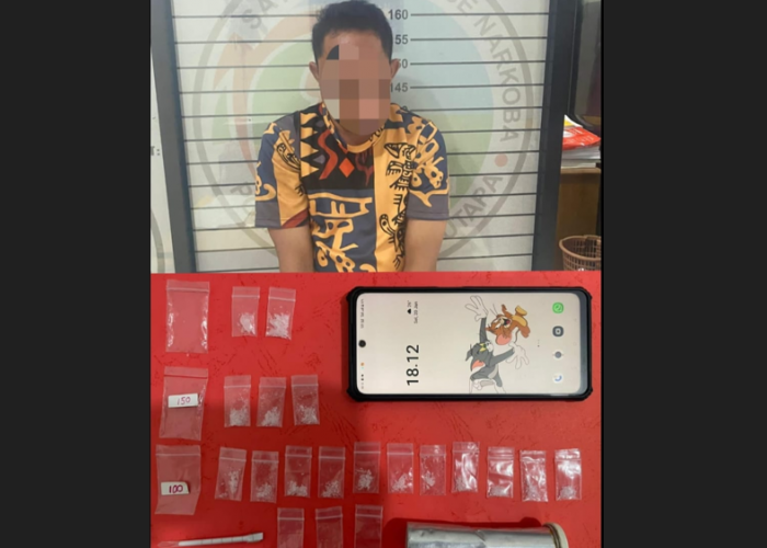 Polisi Tangkap Pelaku Pengedar Sabu Di Lampung Utara