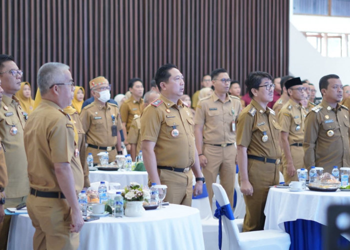 Wakili Plt. Bupati, Sekda Lamteng Hadiri HLM TP2DD Provinsi Lampung
