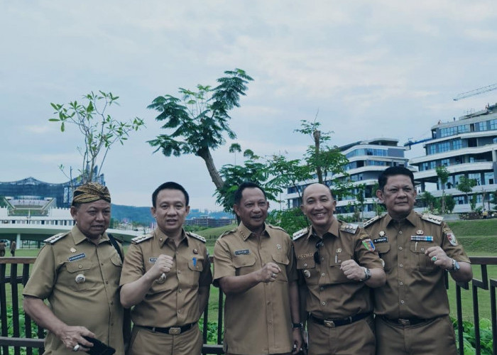 Pj.Bupati Pringsewu Hadiri Pertemuan Bersama Presiden di Istana Garuda IKN