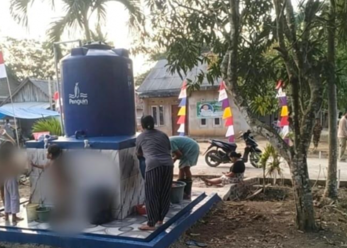Wujud Kepedulian Nyata, Polri Beri Bantuan Sumur Bor Atasi Kekurangan Air Bersih di Desa Labuhan Permai