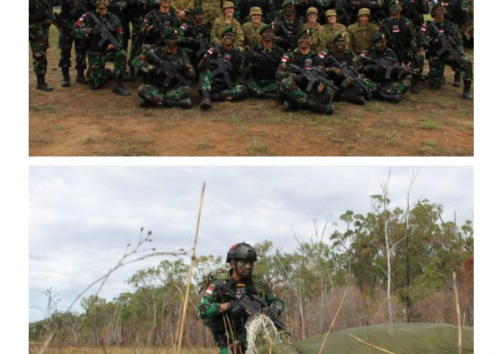 Para Raider Yonif 501/Bajra Yudha Sukses Berjaya di Langit Australia