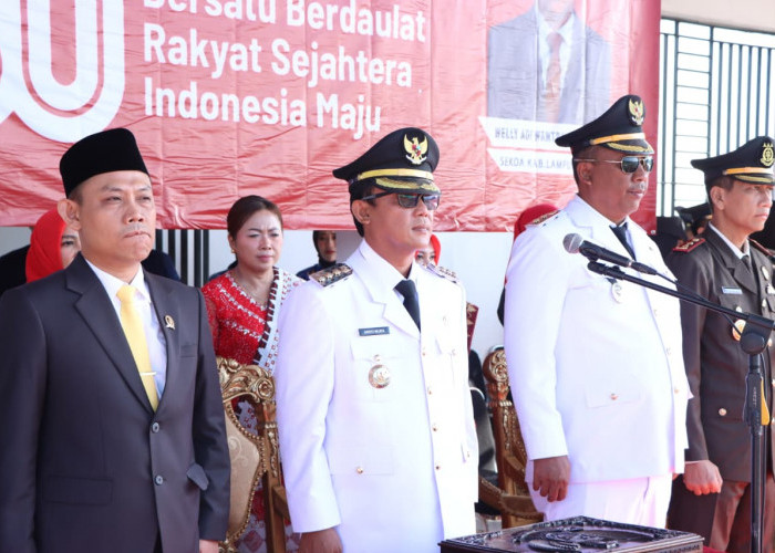 Pertama Kali, Bupati Ardito Wijaya Jadi Irup Peringatan HUT ke-80 RI