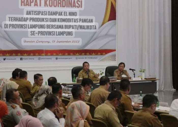 Gubernur Lampung Berikan Arahan ke Bupati/Walikota Terkait Dampak El Nino