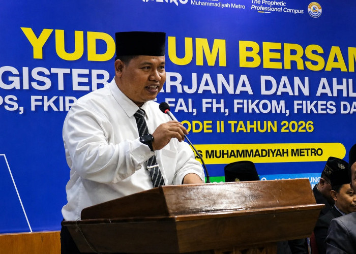 Yudisium Bersama Periode II 2026, UM Metro Tegaskan Komitmen Cetak SDM Unggul