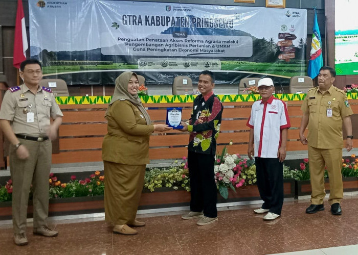 Dorong Ekonomi Masyarakat, Pemkab dan Kantah Pringsewu Perkuat Sinergi Reforma Agraria 