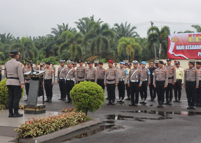 Pimpin Upacara Peringatan Hari Kesadaran Nasional, Ini Amanat Kapolres Mesuji 