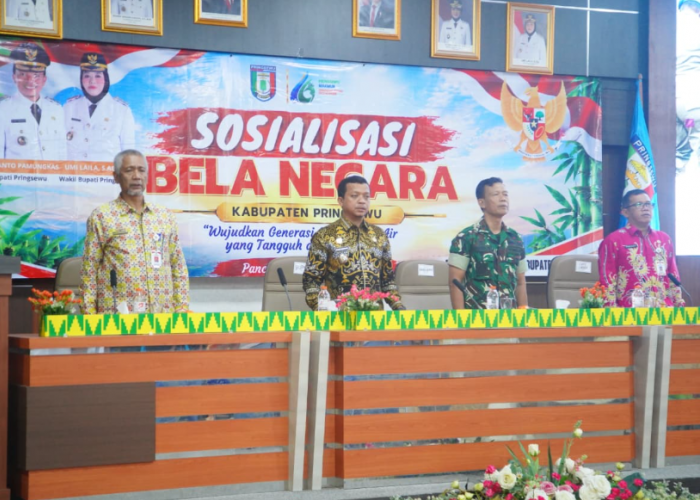 Bupati Pringsewu Ajak Pelajar Jadi Generasi Tangguh, Bela Negara Bisa Dimulai dari Hal Sederhana