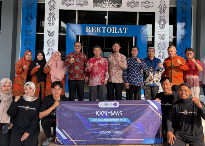Pelepasan Mahasiswa KKNMas UM Metro ke Kabupaten Siak, Riau: Komitmen dalam Pengabdian kepada Masyarakat