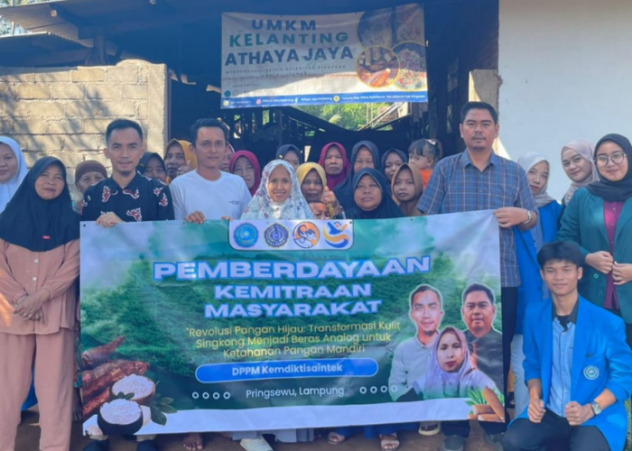 UMPRI dan UM Metro Dorong Inovasi Beras Analog dari Limbah Singkong