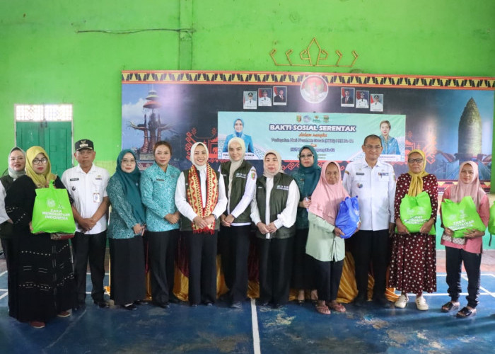 Peringati HKG PKK ke-54 dan HUT Provinsi Lampung Gelar Baksos Serentak di Lampung Tengah 