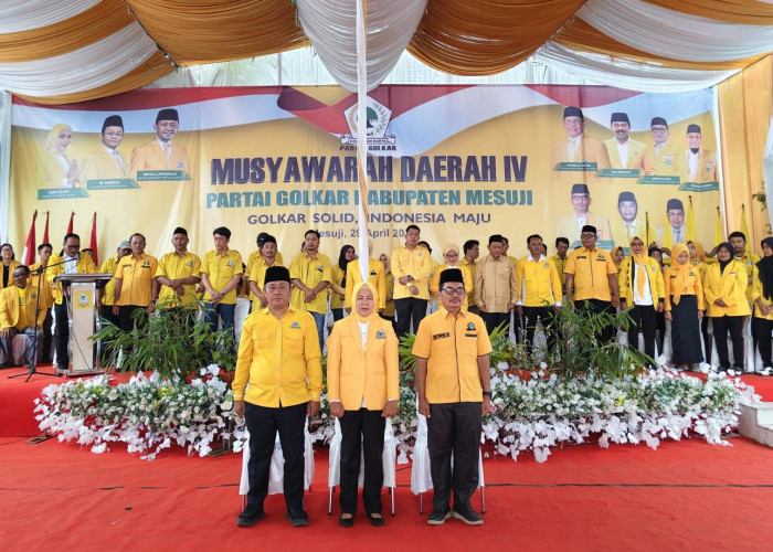 Haryati Candralela Resmi Nahkodai DPD Partai Golkar Mesuji Periode 2026-2031