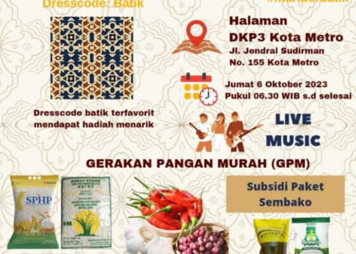 Besok DKP3 Gelar Pasar Tani Agro Ceria, Bahan Makanan Dijual Murah, Buruan Cek, ini Daftarnya