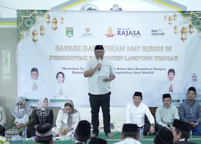 Perkuat Silaturahmi, Plt. Bupati Lamteng Hadiri Safari Ramadhan Kampung Rama Mukti