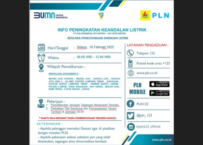 RSUD Sukadana Terdampak Pemutusan Aliran Listrik di Lampung Timur