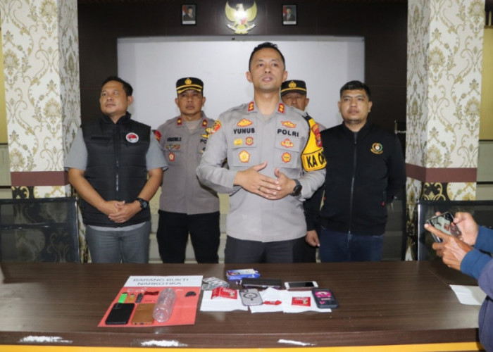 Razia Gabungan Jelang Ramadan, Polres Pringsewu Amankan Dua Pengguna Narkoba dan 13 Pelaku Prostitusi