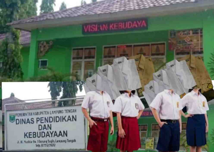 Bantuan Seragam Disdikbud Lamteng Dikeluhkan Kepsek Karena Bahan dan Ukurannya Tidak Sesuai