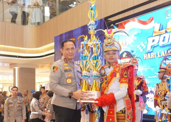 Semarak Hari Lalu Lintas Bhayangkara ke-71, Ditlantas Polda Lampung Gelar Lomba Pocil