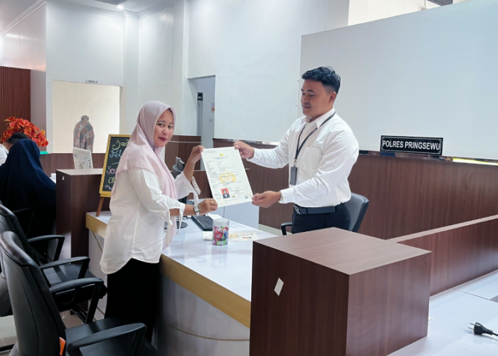 Polres Pringsewu Hadirkan Layanan SKCK di MPP, Warga Kini Lebih Mudah Urus Administrasi