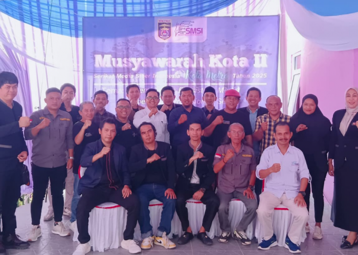 Kembali Pimpin SMSI Metro, Ali Imron Muslim Komitmen Wujudkan Gedung Sekretariat dan Tingkatkan Peran Pers
