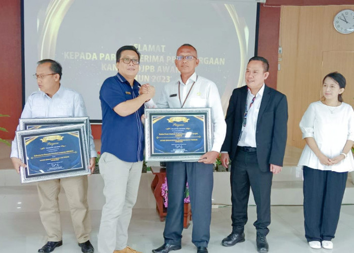 Satu-Satunya di Lampung, BPS Lamteng Sukses Raih Penghargaan dari Kanwil DJPb Provinsi Lampung