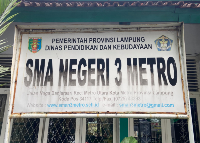 Ranking SMAN 3 Metro di Atas SMANSA